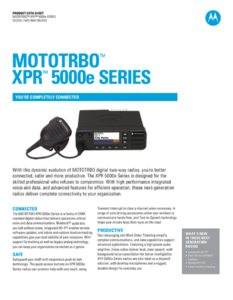 thumbnail MOTOTRBO xpr 5000